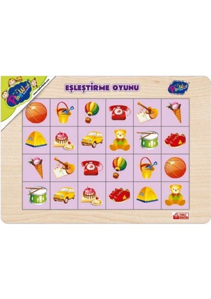 ahşap Eşleştirme Oyunu - Memory (274)1 Adet