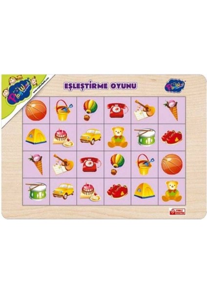 ahşap Eşleştirme Oyunu - Memory (274)1 Adet
