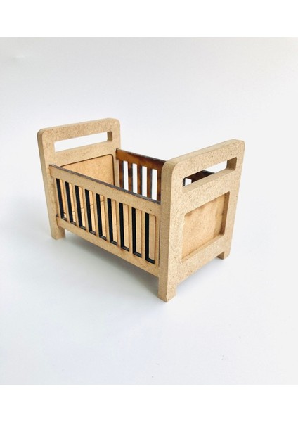 ahşap Oyuncak Bebek Beşiği Boyasız1 Adet fiyatları