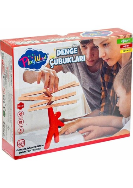 ONY-390 Ahşap Denge Çubukları -Onyıl1 Adet