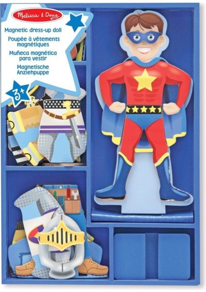 melissa&doug Ahşap Mıknatıslı Giydirme- Billy1 Adet