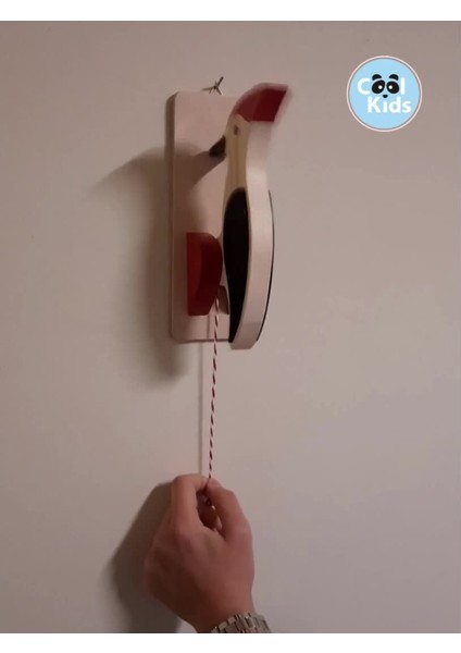 hareketli Ağaçkakan Kapı Zili, Eğlenceli Duvar Süsü1 Adet