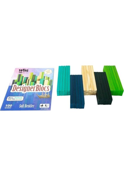 zetka Desinger Blocks 100 Parça 3+ Yaş 1+ Oyuncu1 Adet modelleri