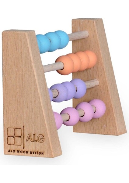 Ahşap Abaküs Oyuncak, Montessori Toys, Çocuk ve Odası Ahşap DEKOR-50091 Adet