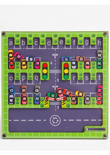Luxurymanyetik Ahşap Alfabe - Montessori Eğitim Tahtası - Ince Motor Beceri Oyuncağı1 Adet