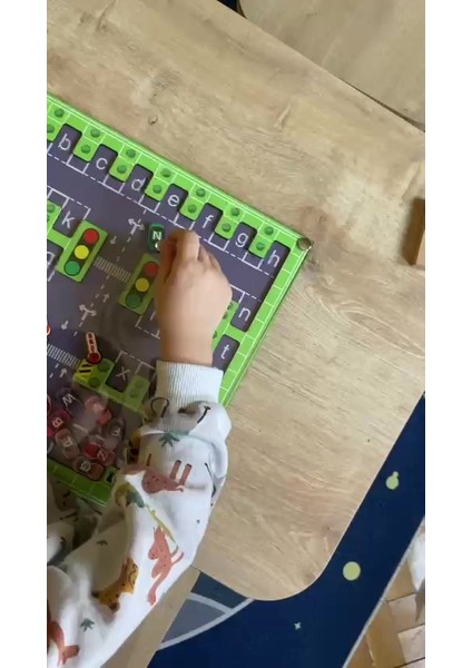 Luxurymanyetik Ahşap Alfabe - Montessori Eğitim Tahtası - Ince Motor Beceri Oyuncağı1 Adet