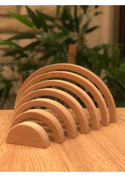 ahşap Gökkuşağı Montessori Set1 Adet