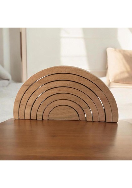 ahşap Gökkuşağı Montessori Set1 Adet