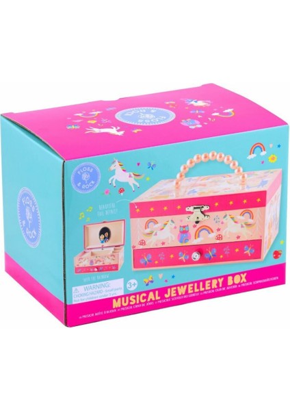 müzikli Mücevher Kutusu / Rainbow Fairy1 Adet