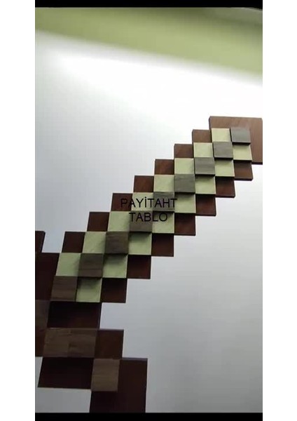 minecraft Tahta Kılıç Ahşap Oyuncak, Minecraft Oyuncağı1 Adet