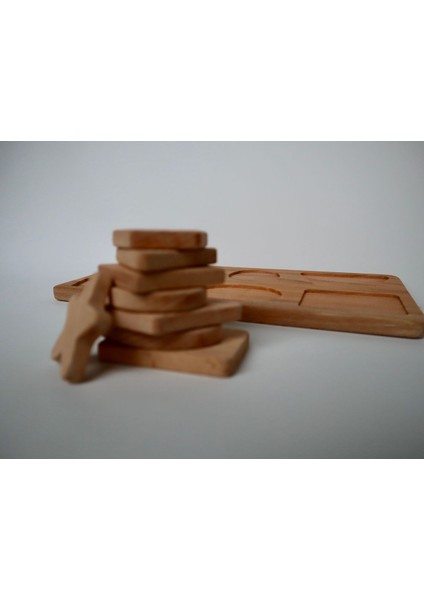 ahşap Montessori Geometrik Puzzle1 Adet modelleri