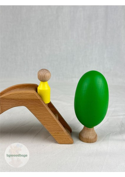Luxurybywoodtoys Oyun Parkı 2 Organik Ahşap Oyuncak1 Adet fırsatları