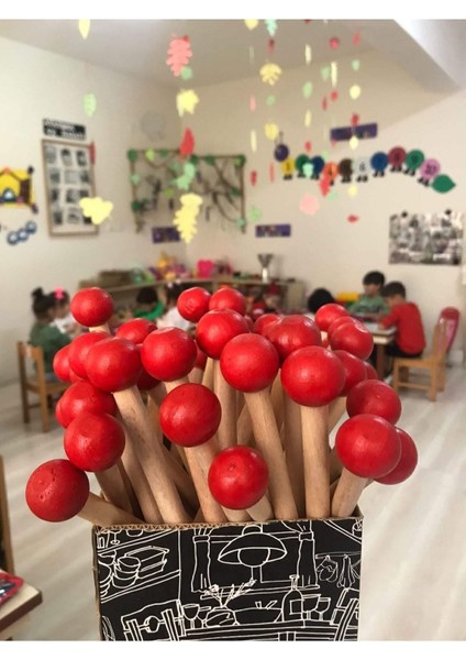 ahşap Ritim Çubuğu 1 Çift (2 Adet)1 Adet