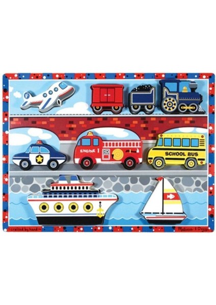 melissa&doug Ahşap Tombul Ypbz - Araçlar1 Adet