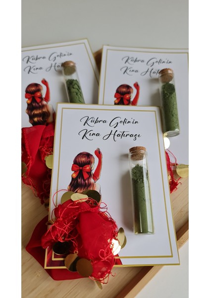 Kına Gecesi Kına ve Halay Mendili Hediyelik 10 Adet