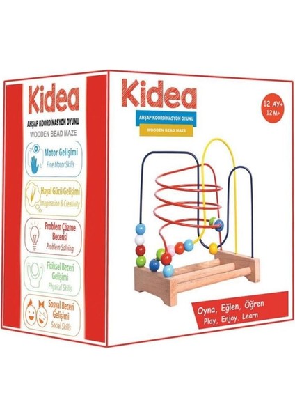 KID-1031 Ahşap Kordinasyon Oyunu1 Adet