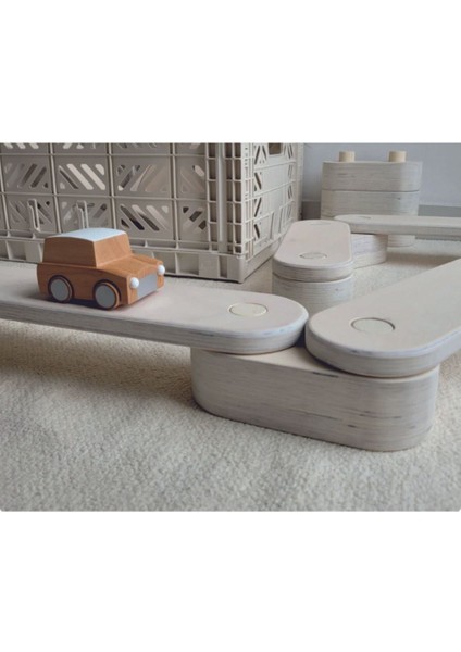 denge Kirişi, Denge Tahtası, Çocuk Aktivite Oyuncağı Wood Balance Beam1 Adet