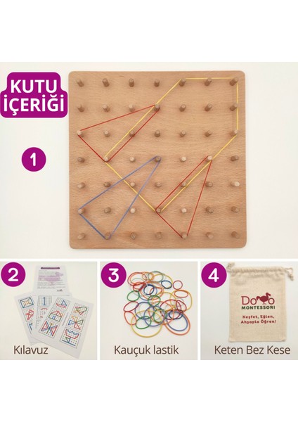 montessori Geometri Oyunu1 Adet modelleri