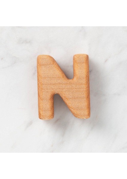 Yubu Home Baby Organik Ahşap Harf - N 1 Adet
