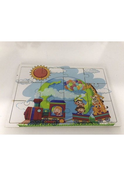 ahşap Bul-Tak Puzzle1 Adet
