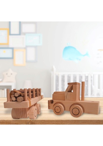 Luxuryahşap Oyuncak Odun Taşıyan Tır1 Adet
