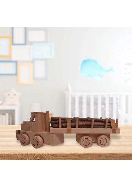 Luxuryahşap Oyuncak Odun Taşıyan Tır1 Adet
