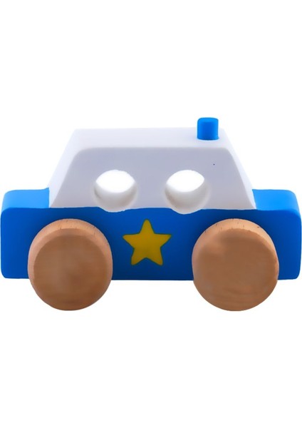 ahşap Mini Polis Aracı1 Adet