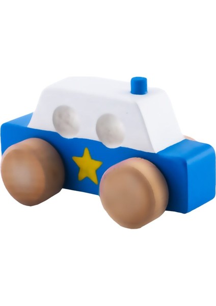 ahşap Mini Polis Aracı1 Adet