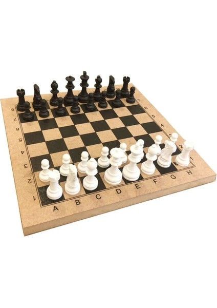 ahşap Satranç Oyunu Strateji Oyunu1 Adet