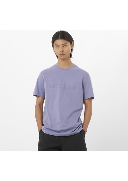 Salomon Bıg Logo Tee M Erkek Lacivert Tshirt LC2526800-55113