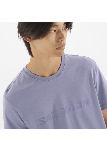 Salomon Bıg Logo Tee M Erkek Lacivert Tshirt LC2526800-55113