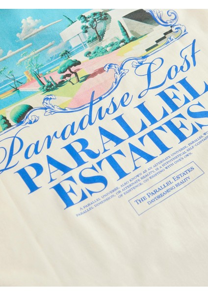 Jack Jones Jorparallel Tee Ss Crew Neck Tg Erkek Bej Tshirt 12275399-06 modelleri