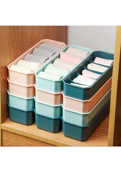 5 Bölmeli Çok Amaçlı Düzenleyici Set, Renkli ve Kullanışlı Organizer, 4'lü Paket fiyatları