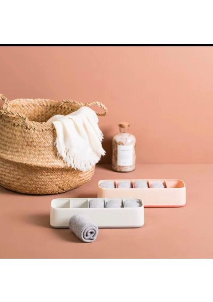5 Bölmeli Çok Amaçlı Düzenleyici Set, Renkli ve Kullanışlı Organizer, 4'lü Paket indirimleri