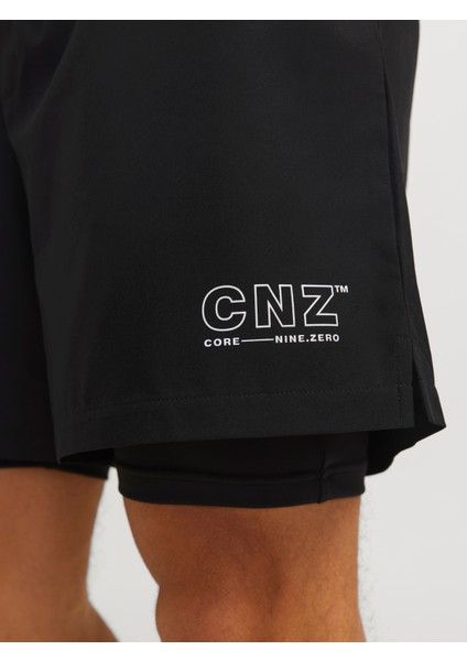 Jcocnz Shorts Wıth Inner Tıghts Noos Erkek Siyah Şort 12278063-02 modelleri