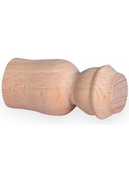Toys Ahşap El Yapımı Peg Bebek 6'lı Boyama Seti Fırça Boya Dahil -PEG21 Adet