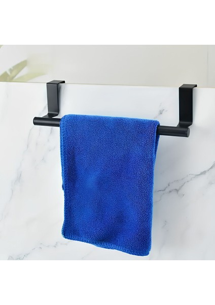 Şık Metal Siyah Mutfak Havlu Askısı, Çekmece Üstü ve Kapak Üstü Tasarım indirimleri