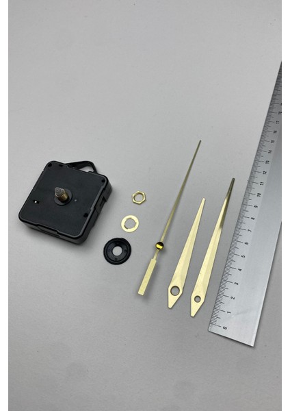 Saat Mekanizması, Akar Sessiz Duvar Saati Mekanizması, 14 mm Şaft (Set) Askılı fiyatları