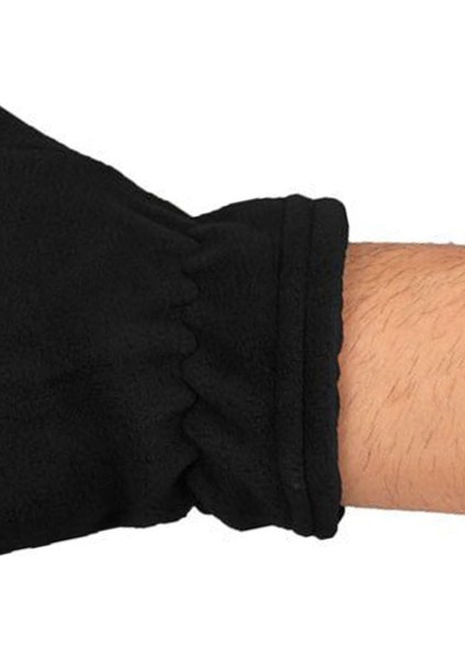 Siyah Uzun Polar Eldiven, Şık ve Rahat Kış Aksesuarı fırsatları