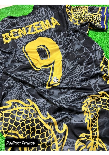 Real Madrid Benzema Özel Tasarım Forması - Dragon