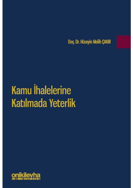 Kamu Ihalelerine Katılmada Yeterlik