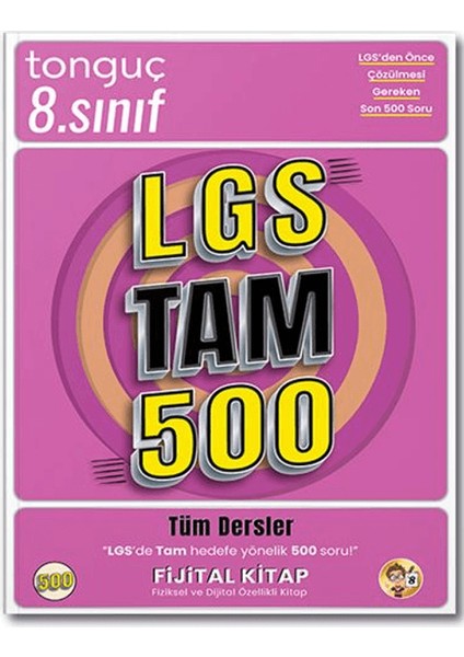 (Sınıf: 8) Lgs Tüm Dersler Fijital Tam 500 Soru Bankası