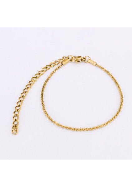 Çelik Zincir Bileklik Ince Unisex modelleri