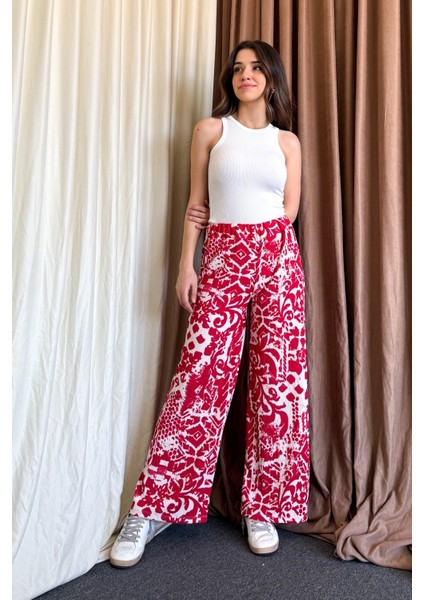 Kadın Bol Paça Pantolon 5681 fiyatları