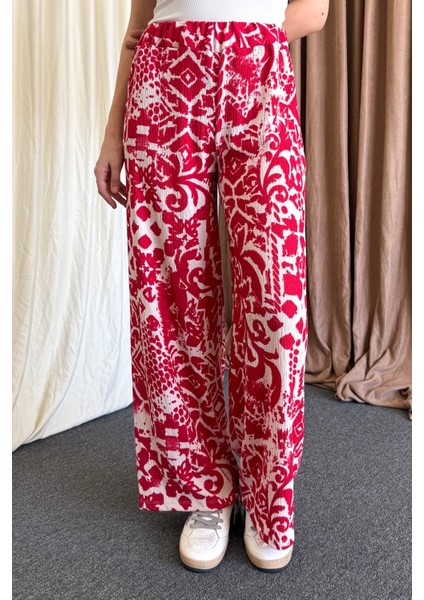 Kadın Bol Paça Pantolon 5681 fırsatları