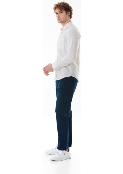 Basic Cepli Çıtçıtlı Gömlek