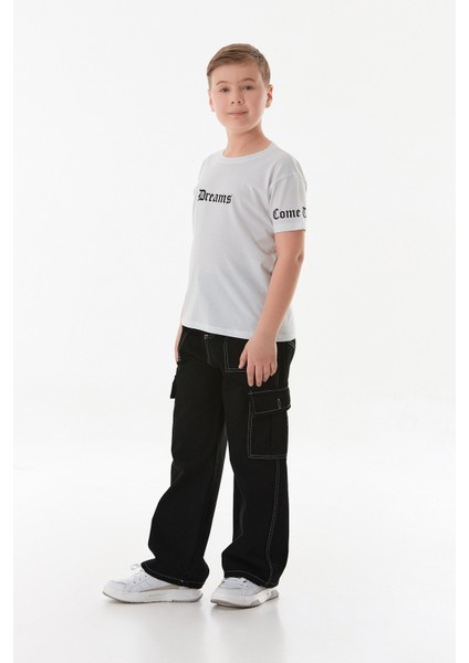 %100 Pamuk Dreams Baskılı Erkek Çocuk Tişört fiyatları