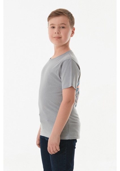 Arkası Anime Baskılı Erkek Çocuk Tişört indirimleri