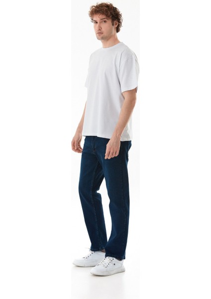 Basic Bisiklet Yaka Oversize Tişört