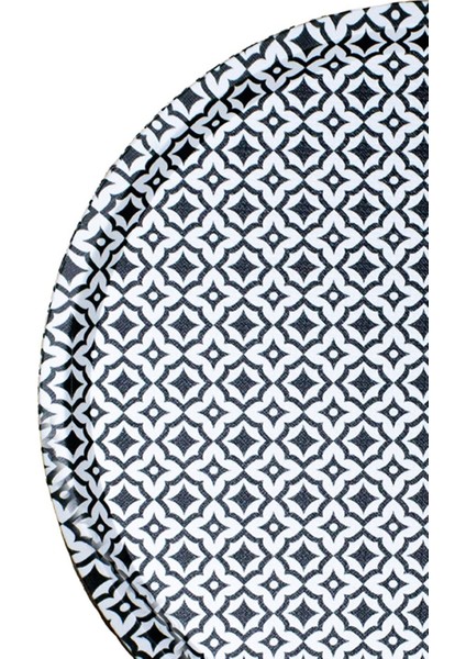 Dijital Desenli Yuvarlak Sunum Tepsisi fiyatları